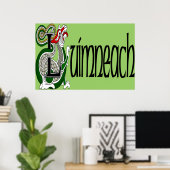 Limerick (Gaelic) Poster Print (Thuiskantoor)