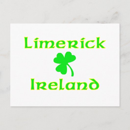 Limerick, Ierland Briefkaart (Voorkant)