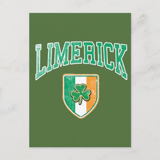 LIMERICK Ireland Briefkaart (Voorkant)