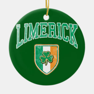 LIMERICK Ireland Keramisch Ornament