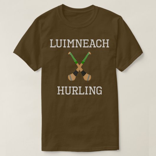 Limerick Luimneach Hurling Irish County Ireland Hu T-shirt (Design voorkant)