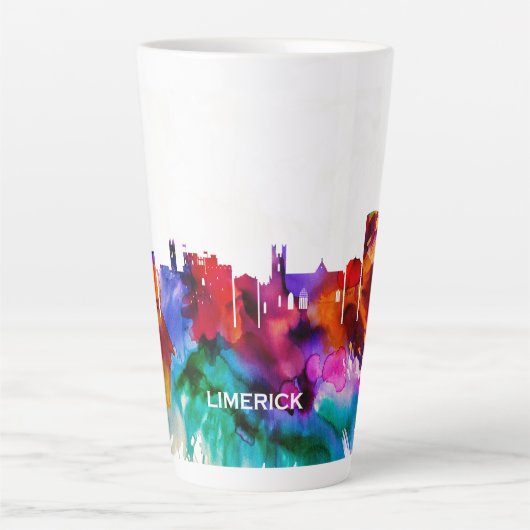 Limerick Skyline Latte Mok (Voorkant)