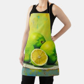 Limes' heldere zomer Pop ontwerp Schort (Insitu)