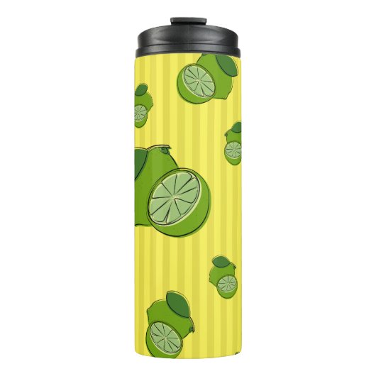 Limes Illustratie Thermosbeker (Voorkant)