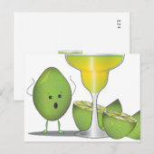 Limes Offer voor Margaritas Funny Briefkaart (Voorkant / Achterkant)