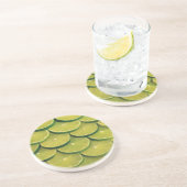 Limes zandstenen onderzetters (Zijkant)