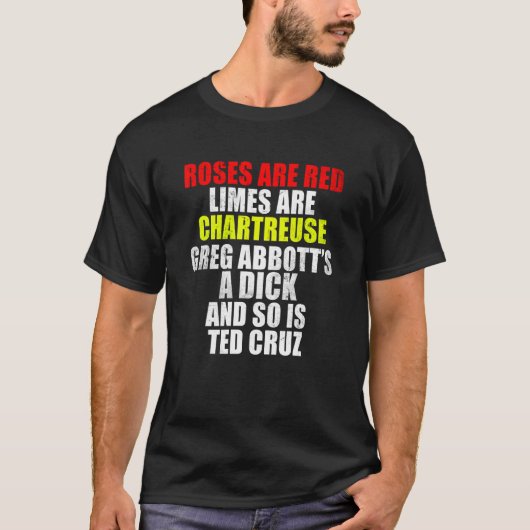 Limes Zijn Chartreuse Gregg Abbott Ted Curz T-shirt (Voorkant)