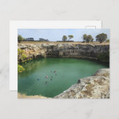 Limestone Cliffs and Emerald Waters  Briefkaart (Voorkant / Achterkant)