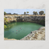 Limestone Cliffs and Emerald Waters Briefkaart (Voorkant)