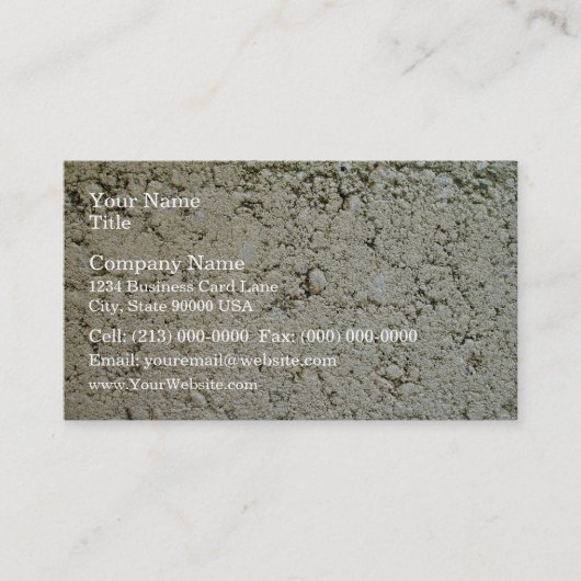 Limestone Concrete textuur Visitekaartje (Voorkant)