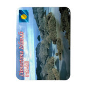 Limestone Island - Palau - Magneet (Verticaal)
