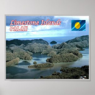 Limestone Island - Palau - Poster