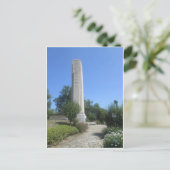 Limestone obelisk, William Henry Harrison Tomb Briefkaart (Staand voorkant)