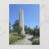 Limestone obelisk, William Henry Harrison Tomb Briefkaart (Voorkant)