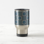 Limestone Retro Squares Travel Mug Reisbeker (Center)