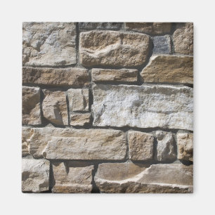 Limestone Rock Wall Magneet