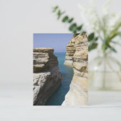 Limestone Rocks Rocks op het eiland Korfoe Briefkaart (Staand voorkant)