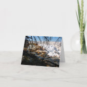 Limestone terrace Mammoth Hot Spring Yellowstone Notitiekaartje (Voorkant)