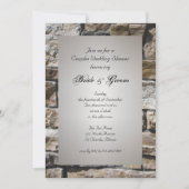 Limestones Couples Wedding Shower Invitation Kaart (Voorkant)