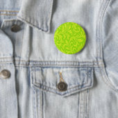 limgroene strakke patroon ronde button 5,7 cm (In situ)