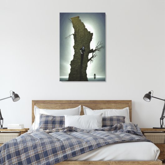 Limiet ruimtes Canvas afdrukken (Insitu (Slaapkamer))