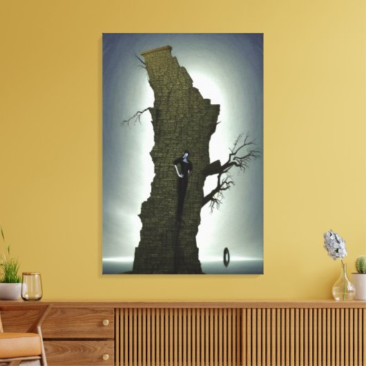 Limiet ruimtes Canvas afdrukken (Insitu (Woonkamer))