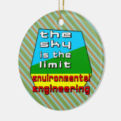 Limiet voor de milieutechniek keramisch ornament (Links)