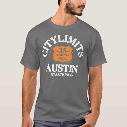 Limieten van de stad Austin T-shirt (Voorkant)