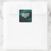 LIMIETEN - Workout Motivatie Vierkante Sticker (Tas)