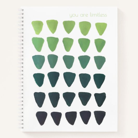 Limietloze mogelijkheden voor spiraallaptop notitieboek (Voorkant)