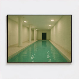 Liminal Indoor Pool Dreamcore Poster – Surrealisti