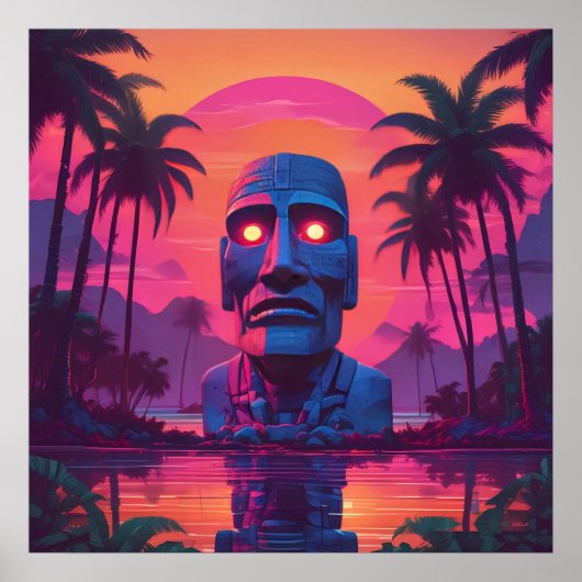 Liminal Polynesian Haunt Poster (Voorkant)