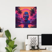 Liminale Polynesische Spuk Poster (Thuiskantoor)