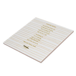 Liminality Ceramic Tegel by Poet Adiela Akoo Tegeltje