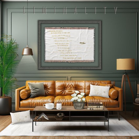 Liminality Decorative Throw van Poet Adiela Akoo - Deken