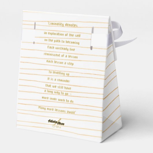 Liminality Favor Box van Poet Adiela Akoo Bedankdoosjes (Achterkant)