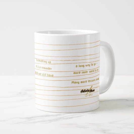 Liminality Jumbo Mok door Adiela Akoo (Voorkant rechts)