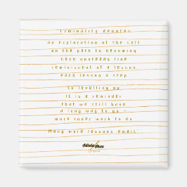 Liminality Magnet van Poet Adiela Akoo