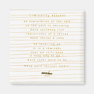 Liminality Magnet van Poet Adiela Akoo