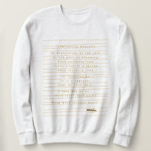 Liminality Sweatshirt van Poet Adiela Akoo