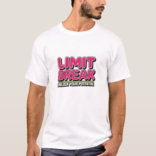 Limit Break Mannen T-Shirt Game Changer (Voorkant)