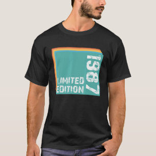Limit Edition 1987 Verjaardag T-shirt