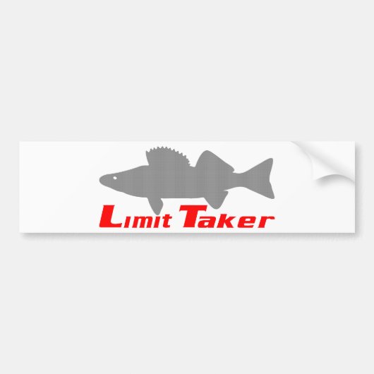 LIMIT TAKER BUMPERSTICKER (Voorkant)