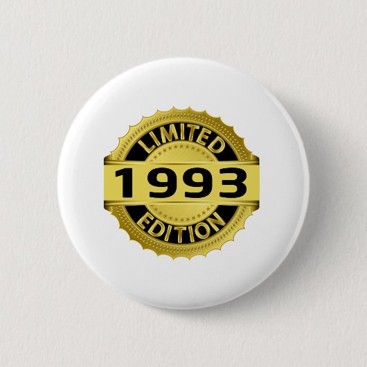 Limited 1993 Edition Ronde Button 5,7 Cm (Voorkant)