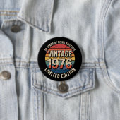 Limited Editie Geboortejaar 1976 Ronde Button 7,6 Cm (In situ)