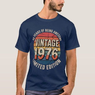 Limited Editie Geboortejaar 1976 T-shirt