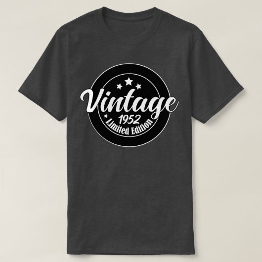Limited Edition  1952 Verjaardag 71e verjaardag T-shirt (Design voorkant)