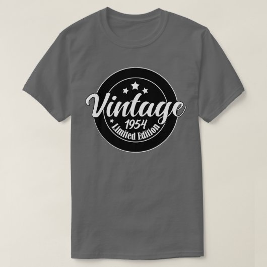 Limited Edition 1954 Verjaardag 69 T-shirt (Design voorkant)