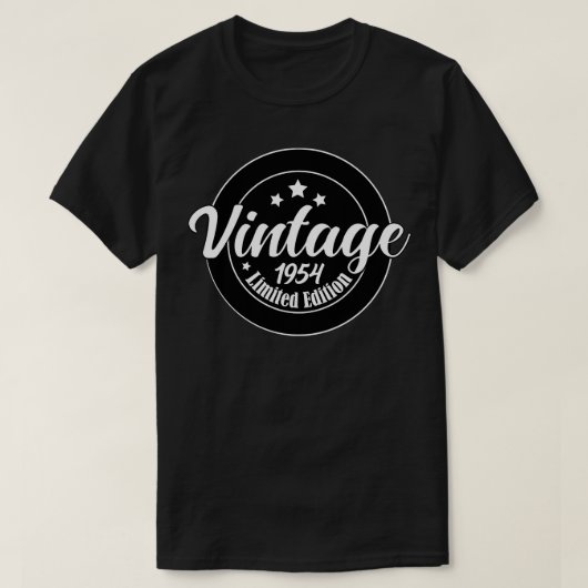 Limited Edition  1954 Verjaardag 69 T-shirt (Design voorkant)