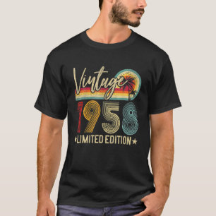 Limited Edition 1958 64th Birthday 64 Years Old T-shirt